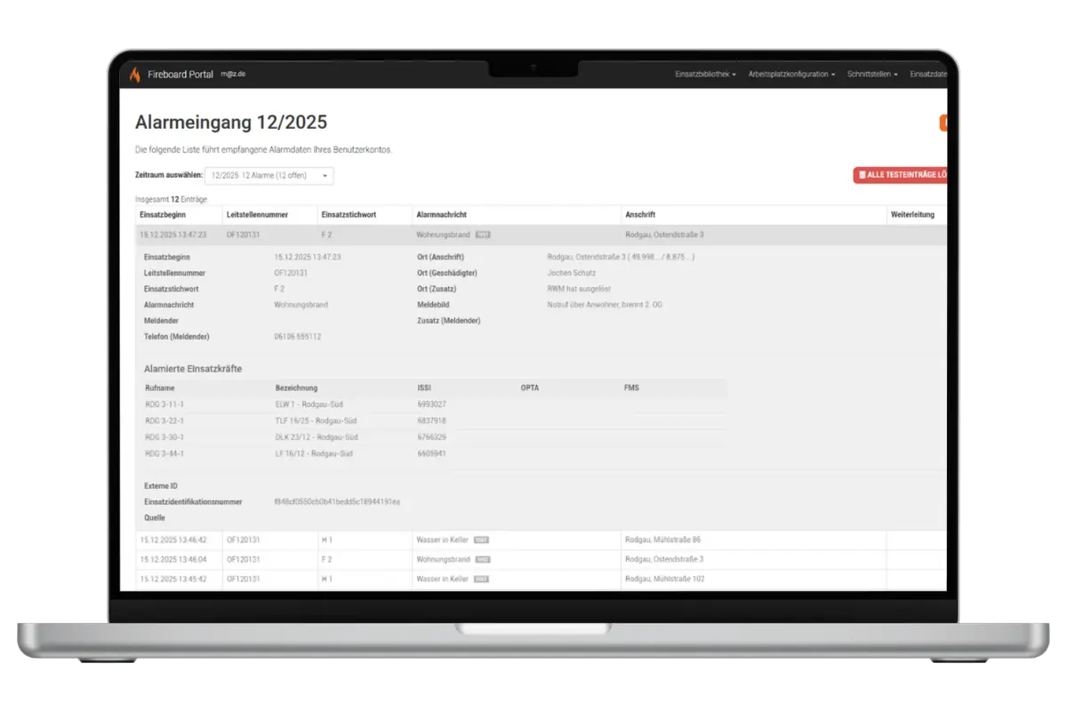 Fireboard Schnittstelle Alarmverarbeitung LITE | PLUS | Flexible Übernahme von Alarmmeldungen aus beliebigen Drittsystemen