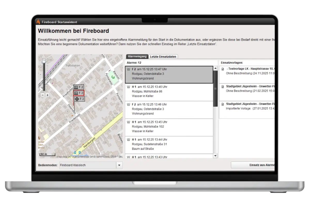 Fireboard Schnittstelle Alarmverarbeitung LITE | PLUS | Übersichtliche Verwaltung eintreffender Alarmmeldungen
