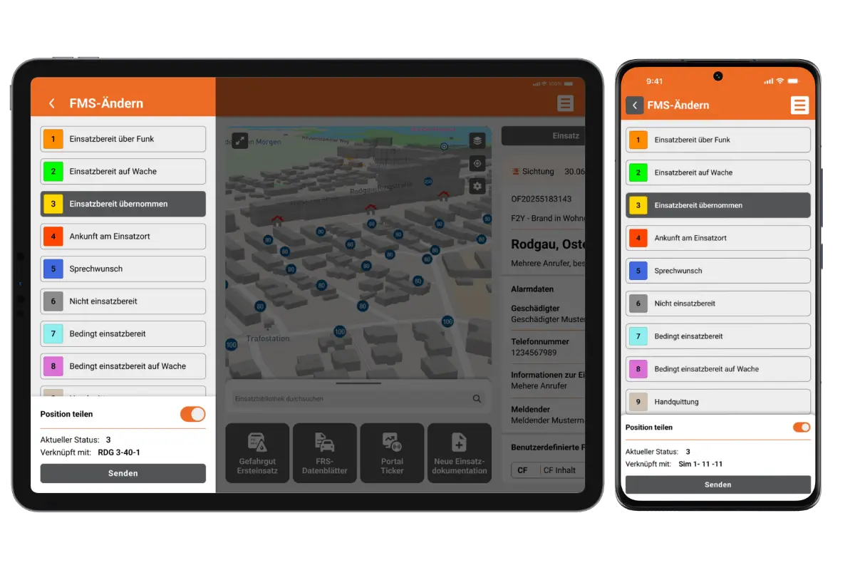 Fireboard Statusverarbeitung LITE | PLUS - Status senden