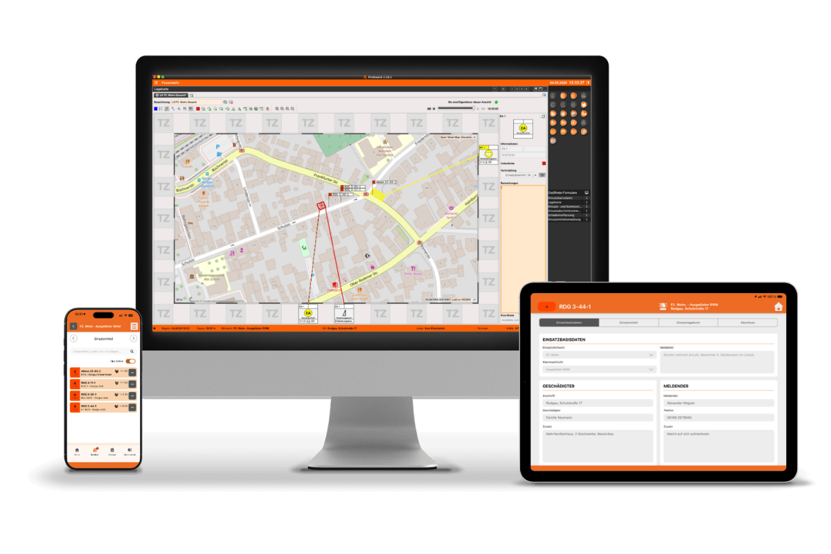 Fireboard Suite - die modular ereweiterbare Lösung für digitale Einsatzführung